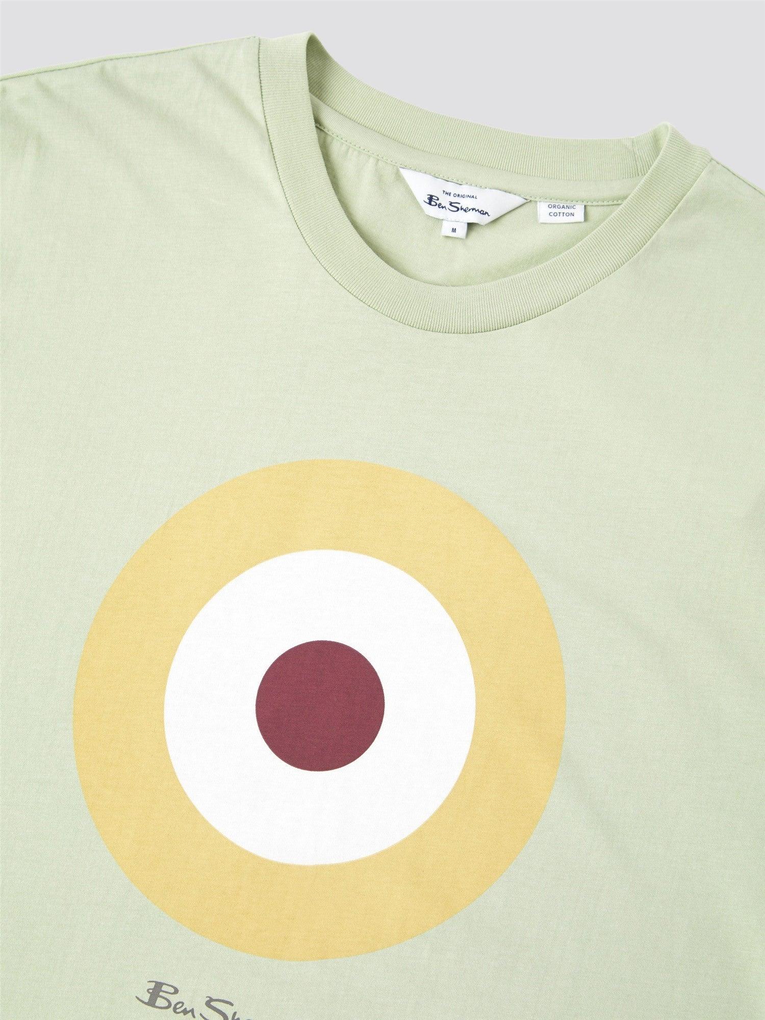 Camiseta Ben Sherman Signature Target Pistachio - ECRU