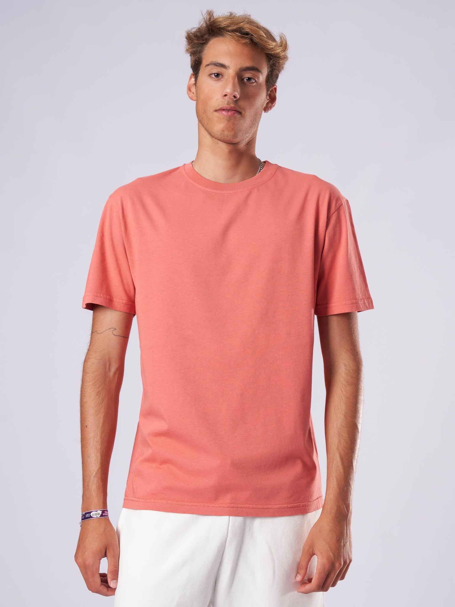 Camiseta de Hombre La Paz Dantas Spiced Coral - ECRU