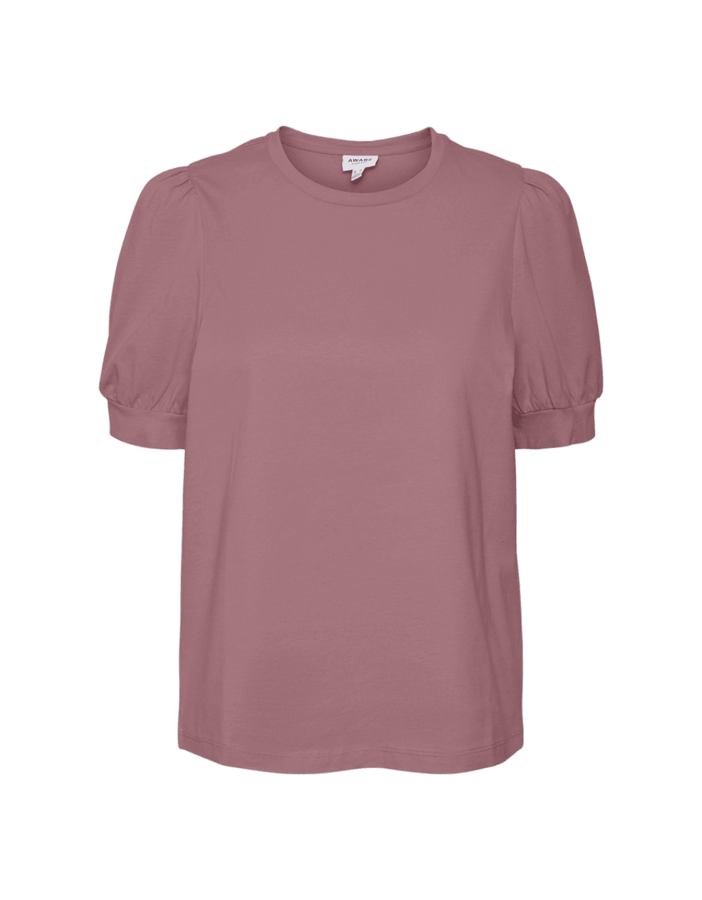 Camiseta de mujer Vero Moda Manga Corta Abullonada Kerry Nostalgia Rose - ECRU