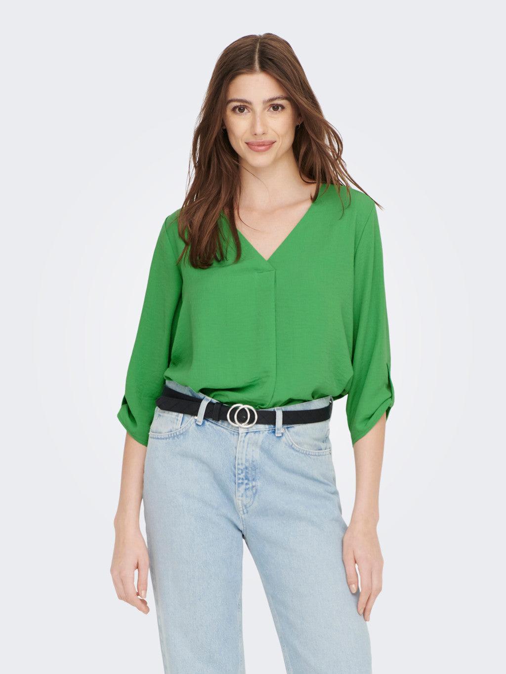 Camiseta Divya Kelly Green - ECRU