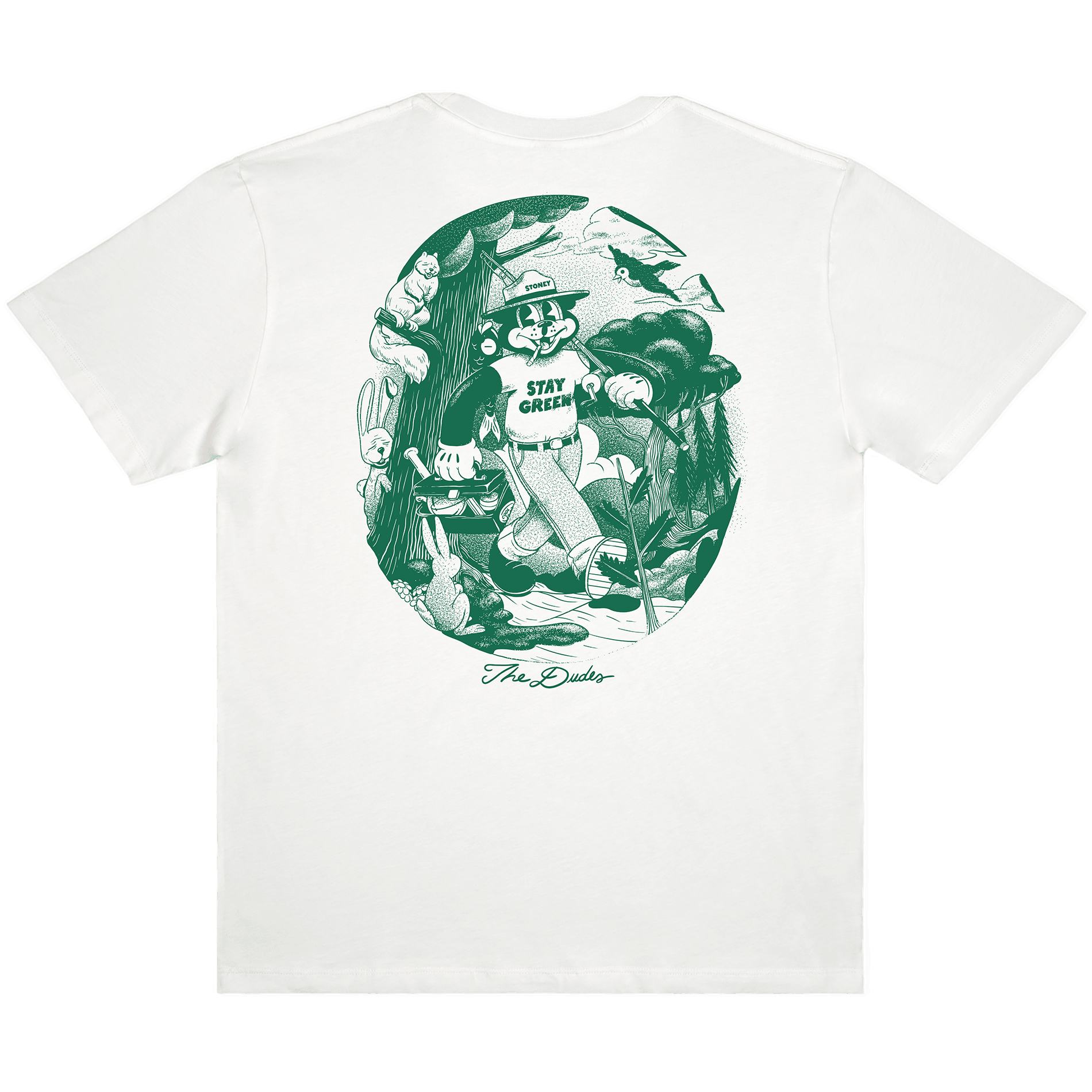 Camiseta Green Stoney - ECRU