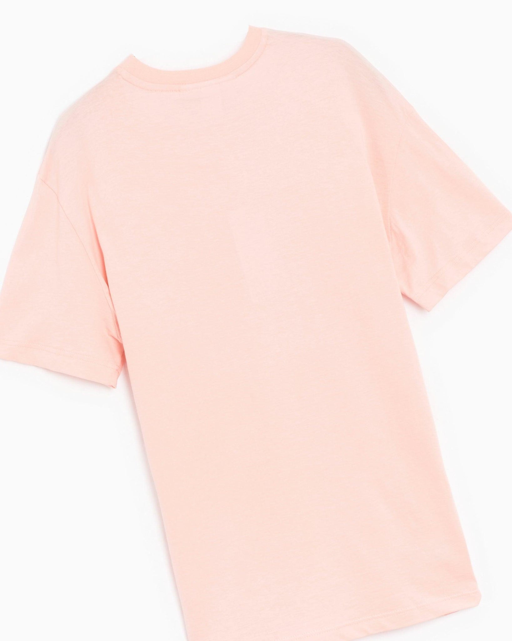 Camiseta Lacoste de algodón con cuello redondo para hombre rosa - ECRU