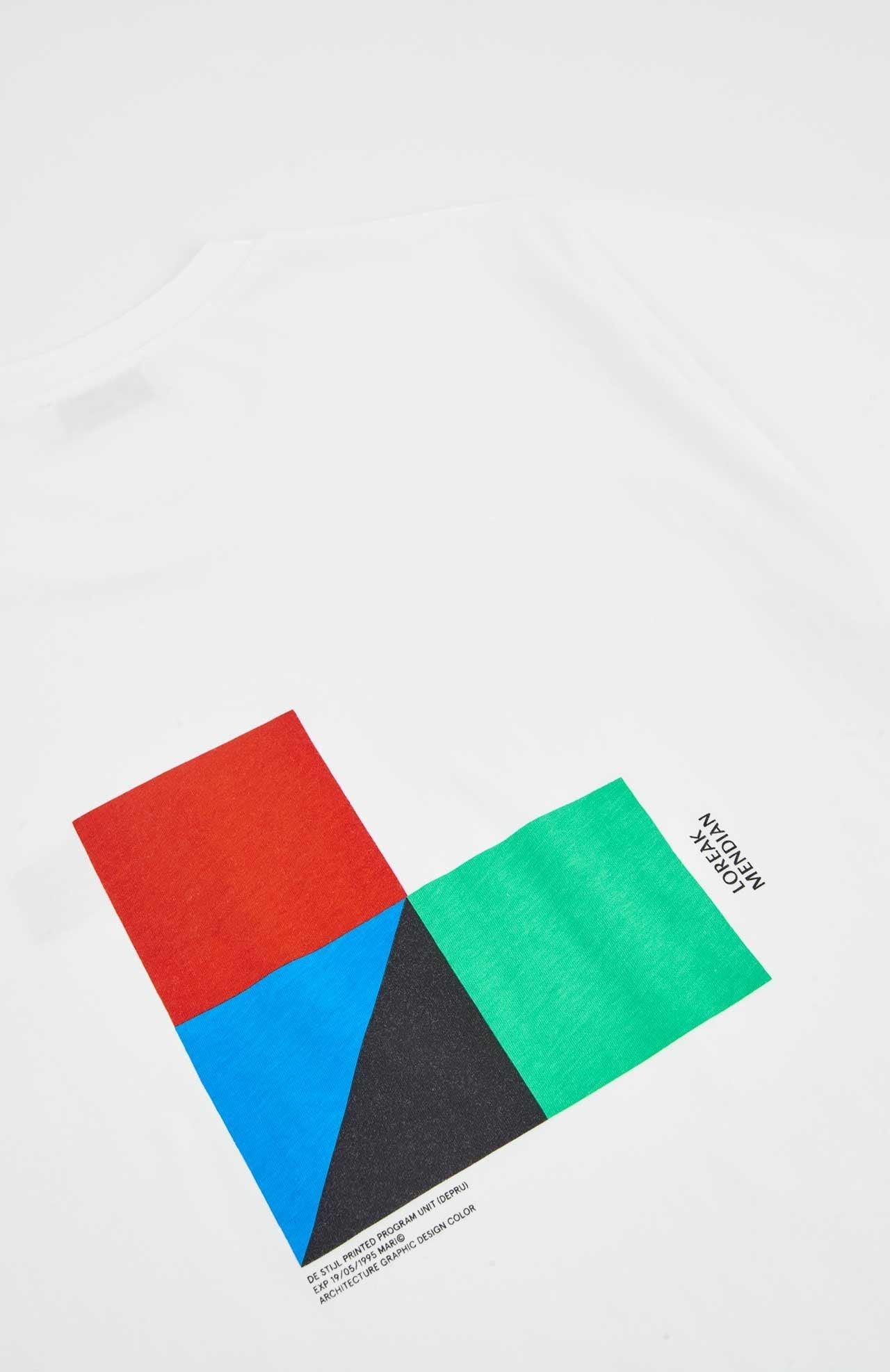 Camiseta Loreak Mendian Destijl White - ECRU