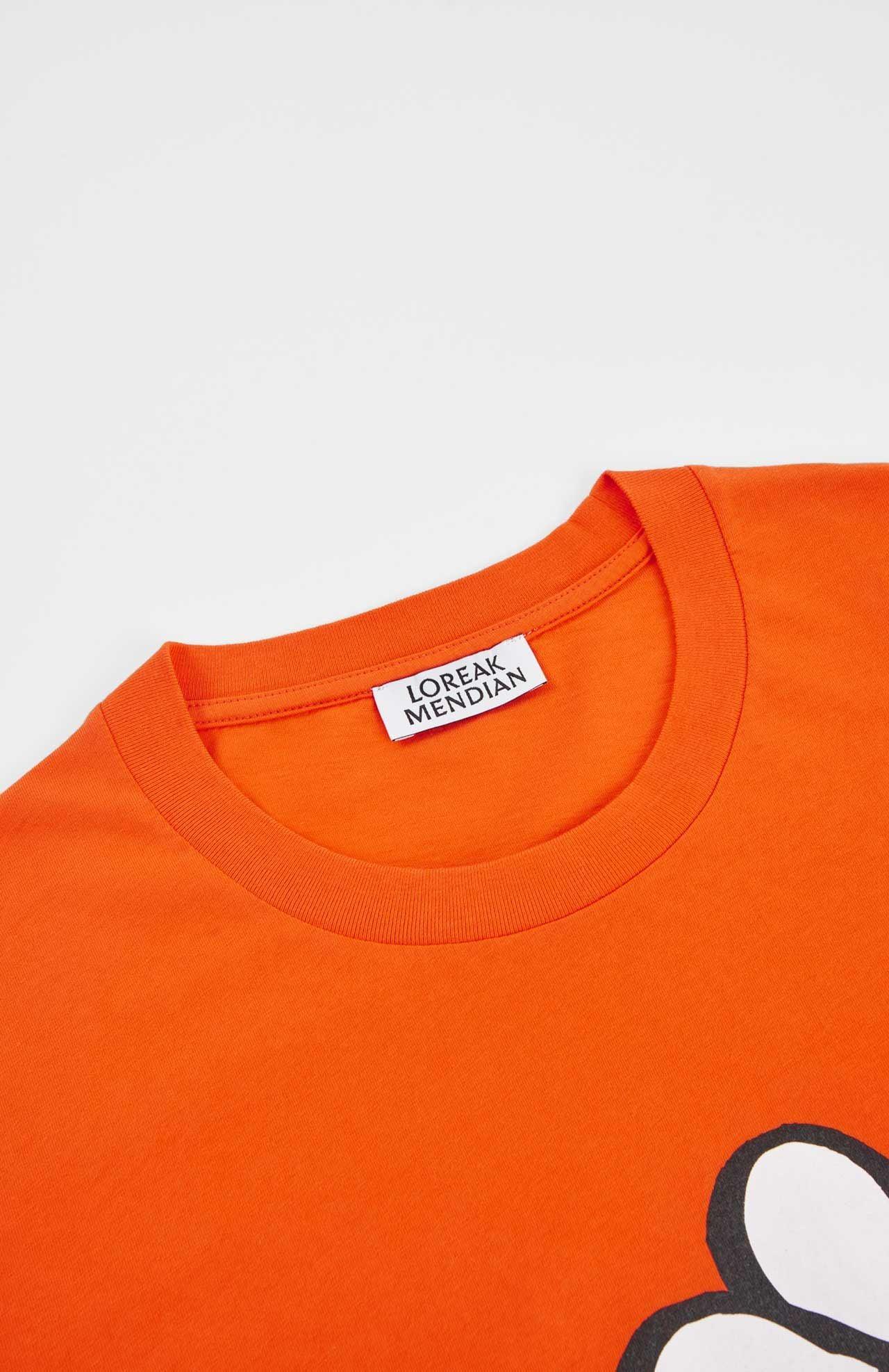 Camiseta Loreak Mendian Margarita M Orange - ECRU