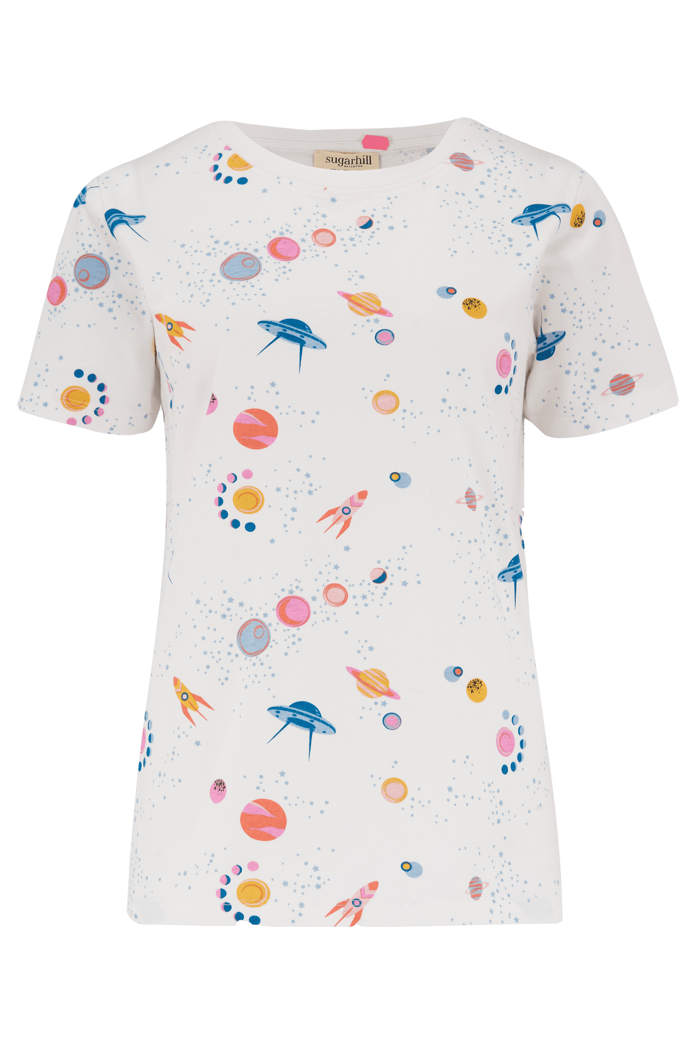Camiseta Maggie Off-White Outerspace - ECRU
