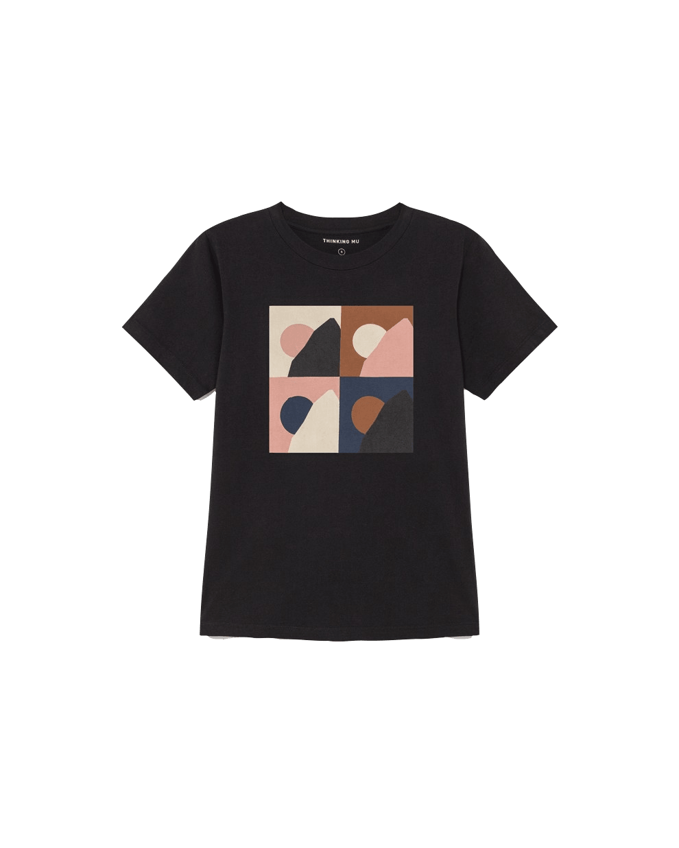 Camiseta Med Negra - ECRU