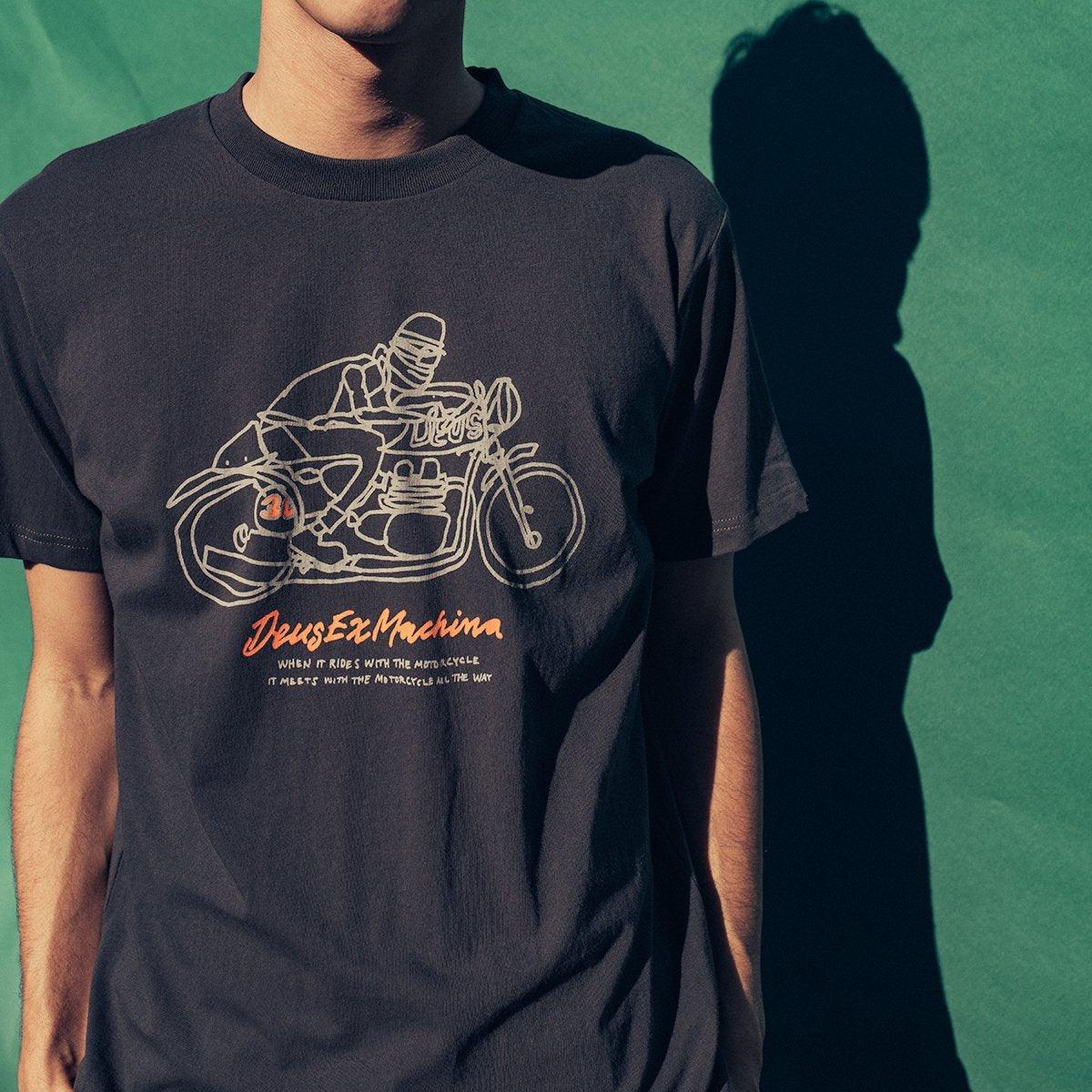 Camiseta Motor Meet - ECRU