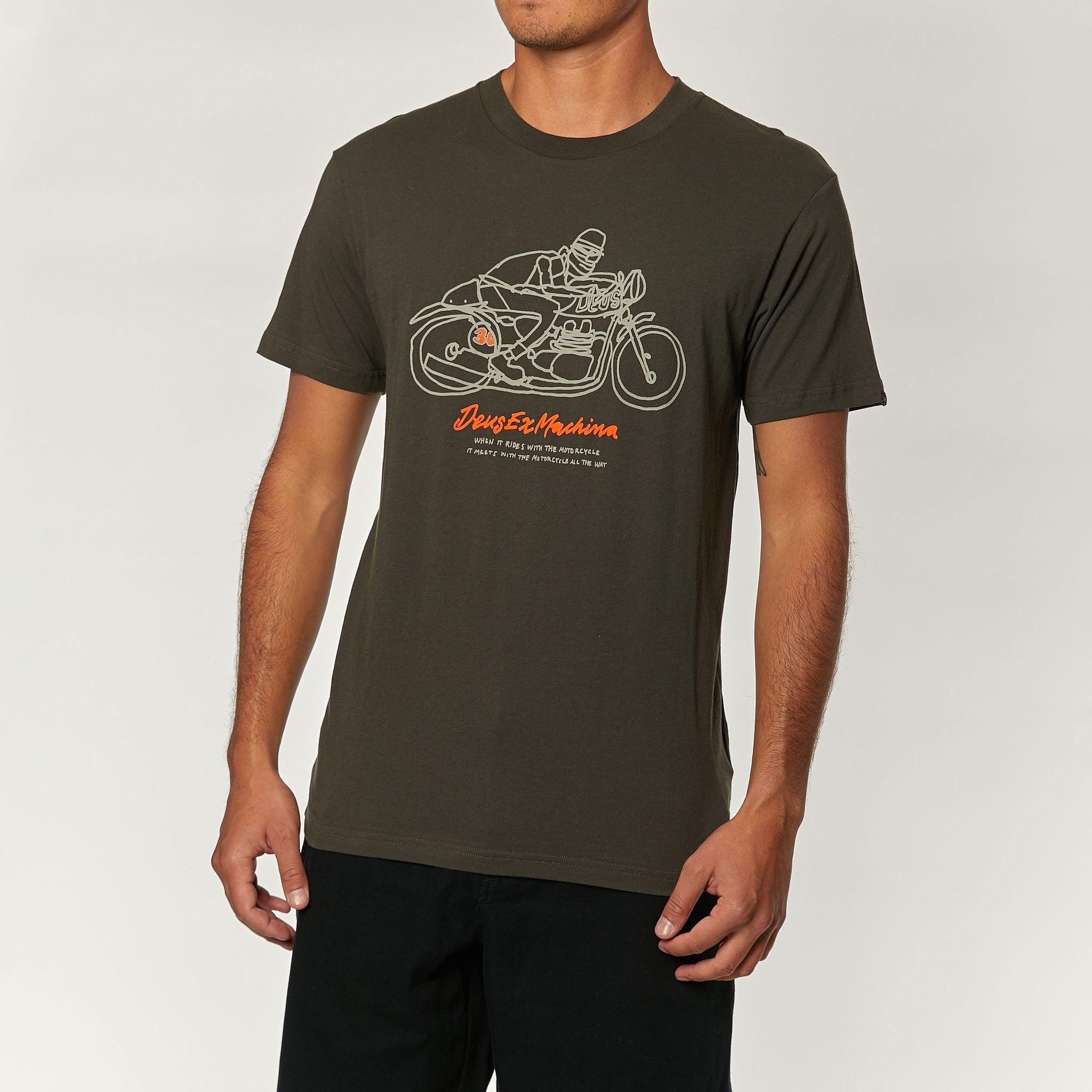 Camiseta Motor Meet - ECRU