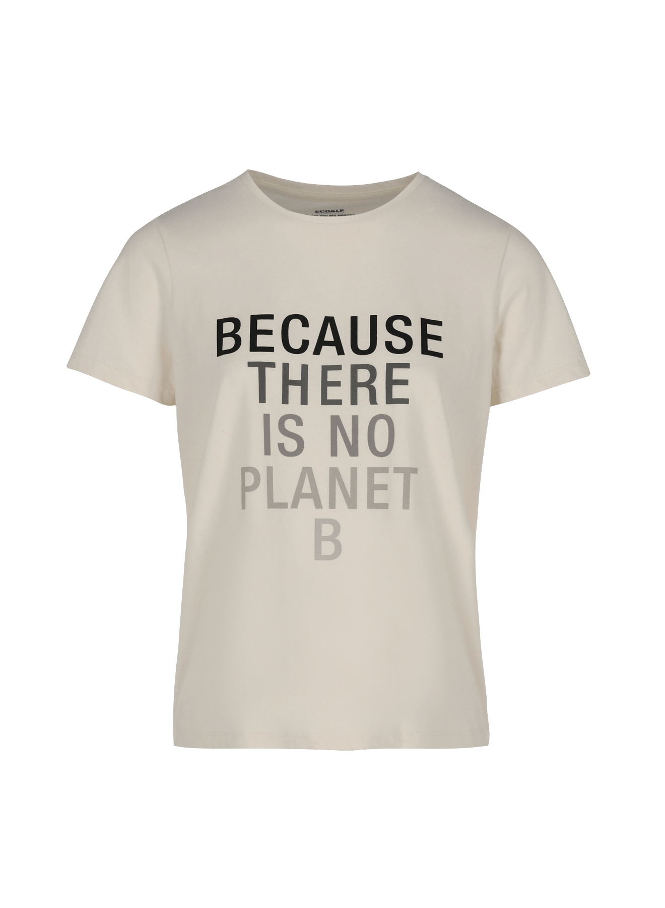 Camiseta Mujer Because - ECRU