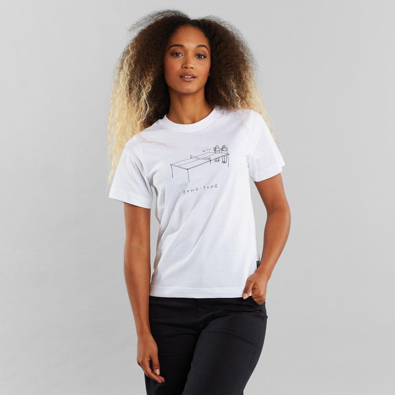 Camiseta Mysen Pong Pong White - ECRU