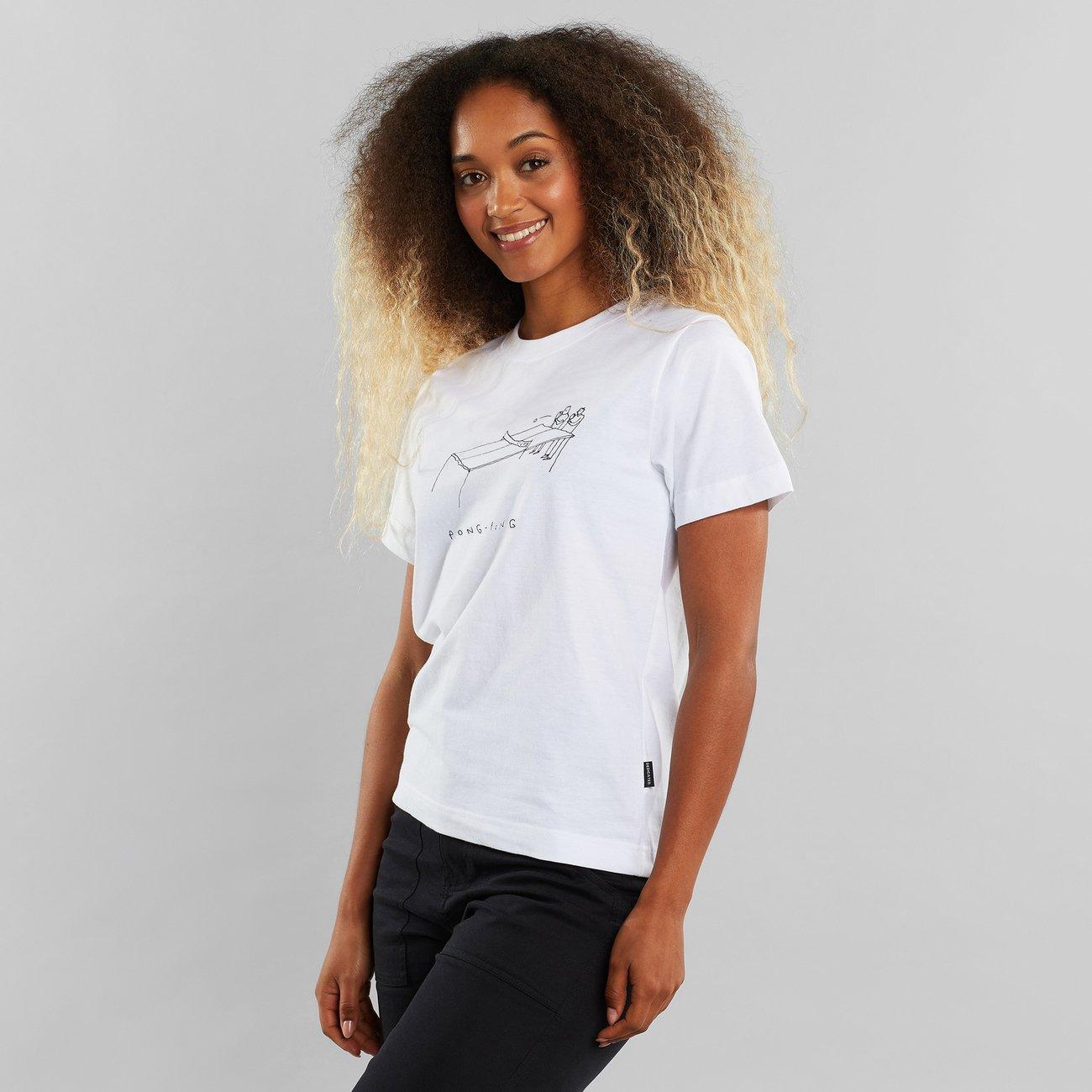 Camiseta Mysen Pong Pong White - ECRU