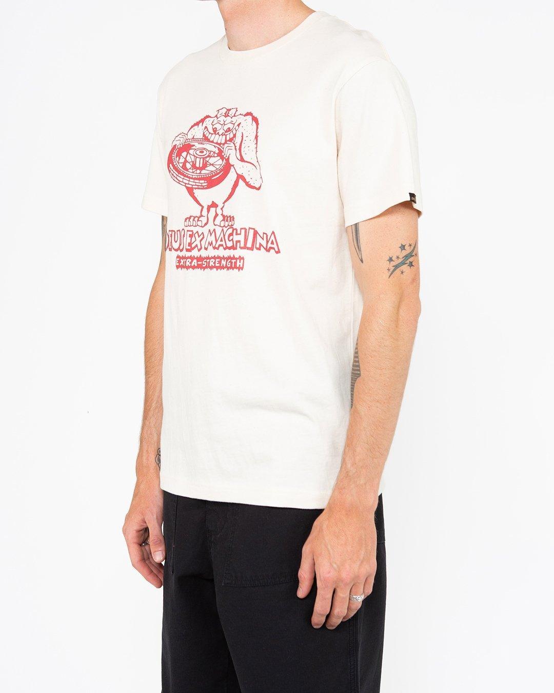 Camiseta Rat Finx Dirty White - ECRU