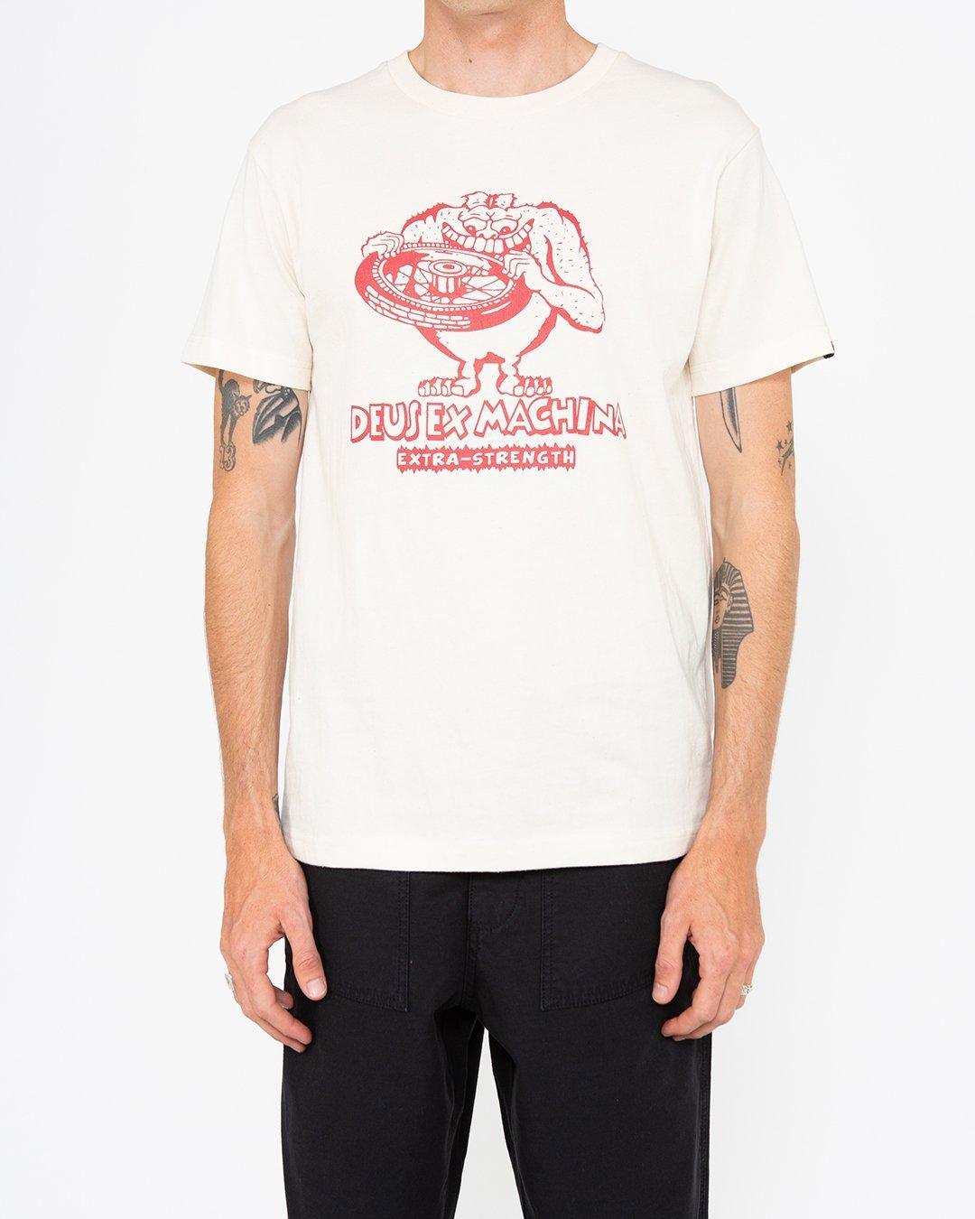 Camiseta Rat Finx Dirty White - ECRU