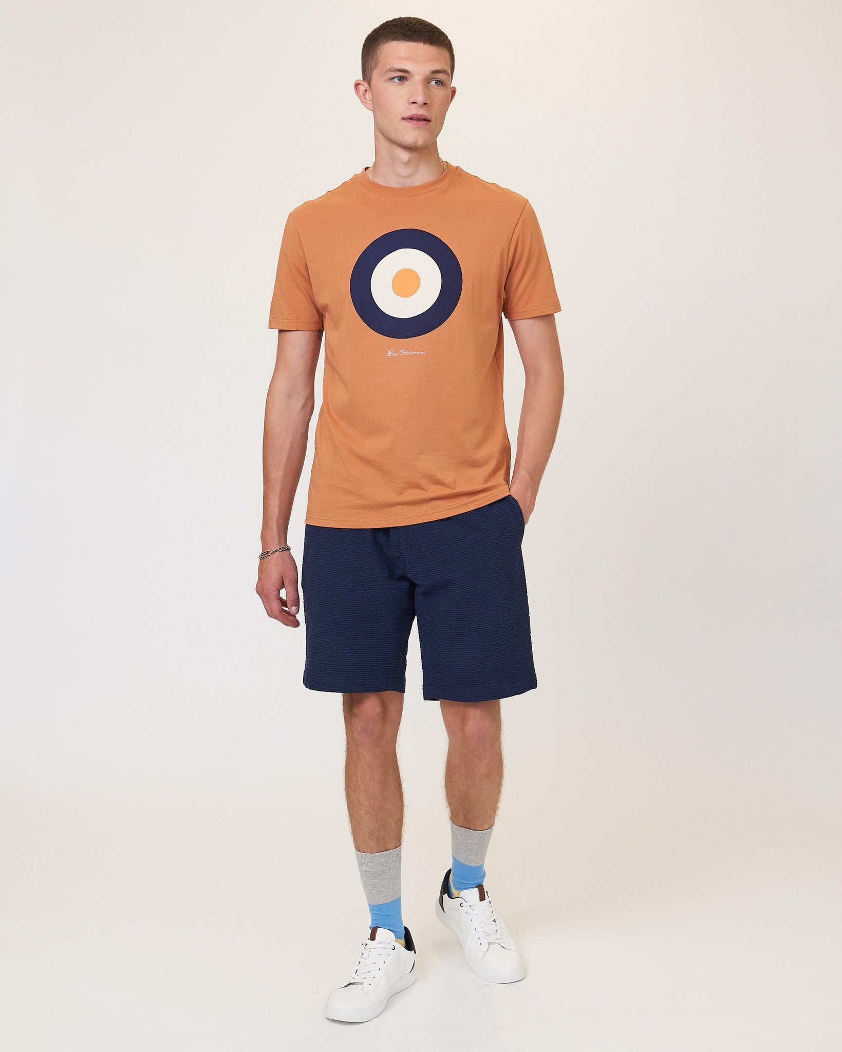 Camiseta Signature Target - ECRU