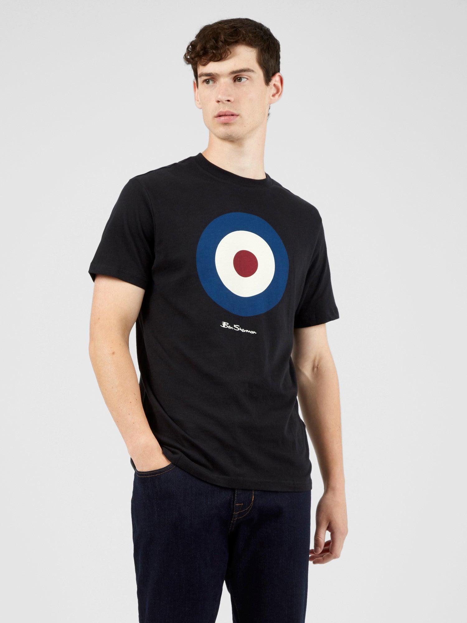 Camiseta Signature Target Negra - ECRU