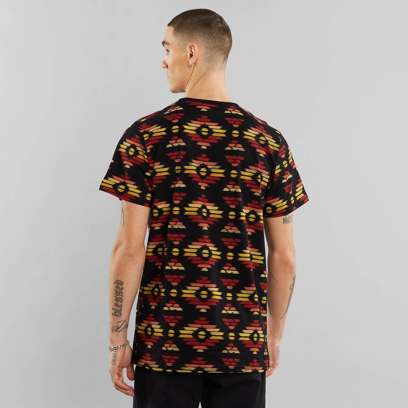 Camiseta Stockholm Ikat Black - ECRU