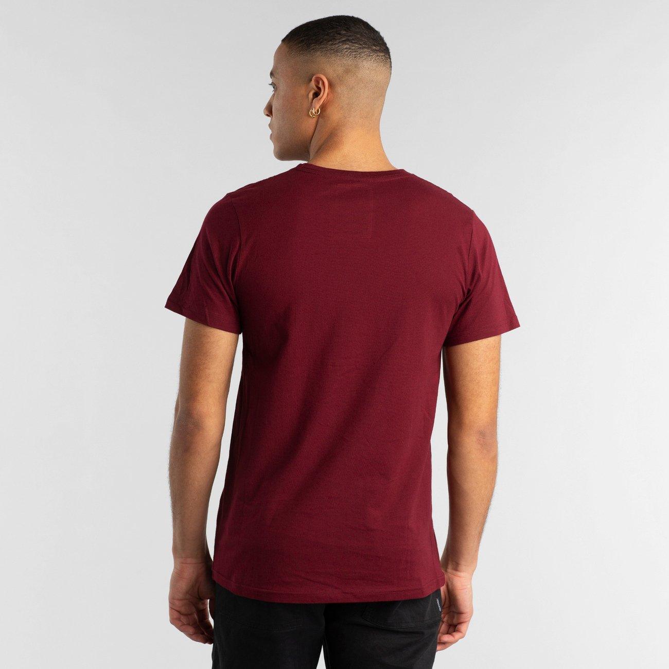 Camiseta Stockholm Pencil Bike Burgundy - ECRU