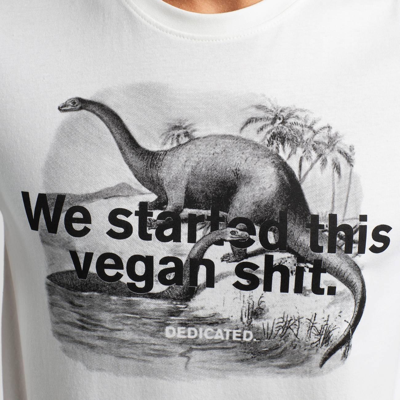 Camiseta Stockholm Vegan Dino Off-White - ECRU