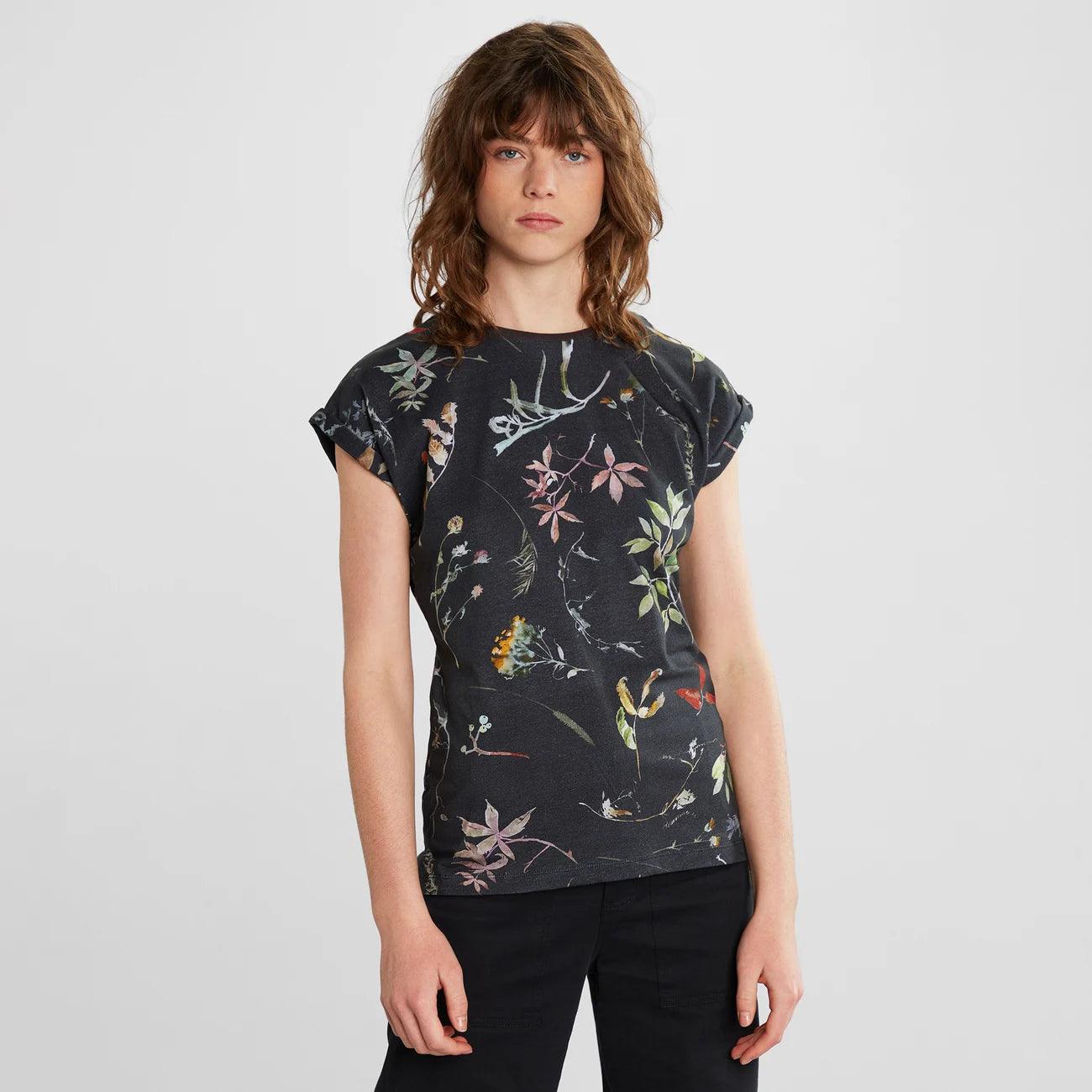 Camiseta Visby Camiseta Night Florals - ECRU