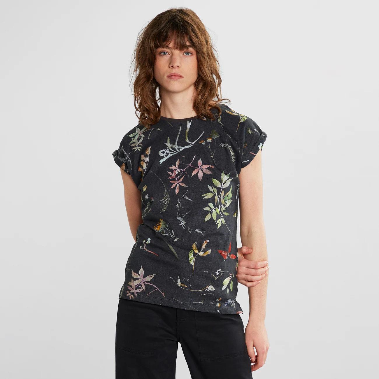 Camiseta Visby Camiseta Night Florals - ECRU