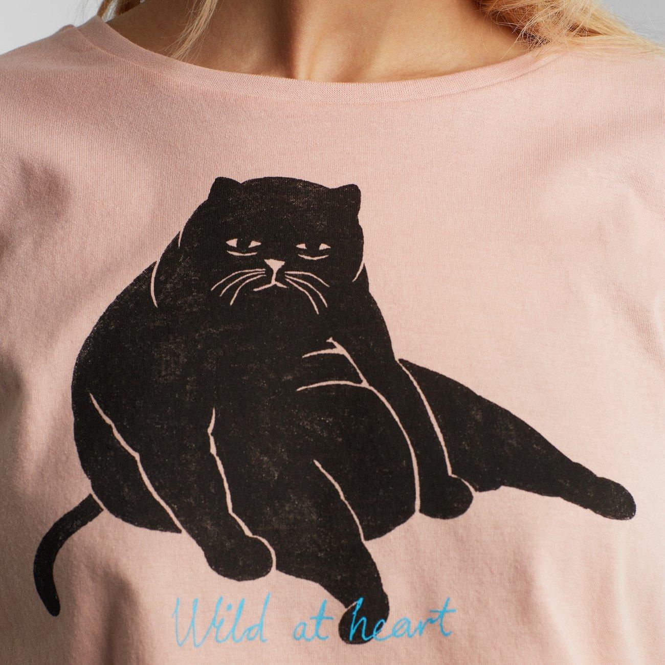 Camiseta Visby Wild At Heart Pink - ECRU