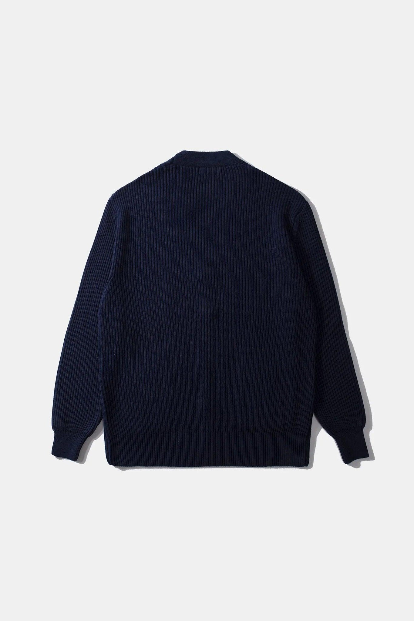 Cardigan Edmmond Over Plain Navy - ECRU