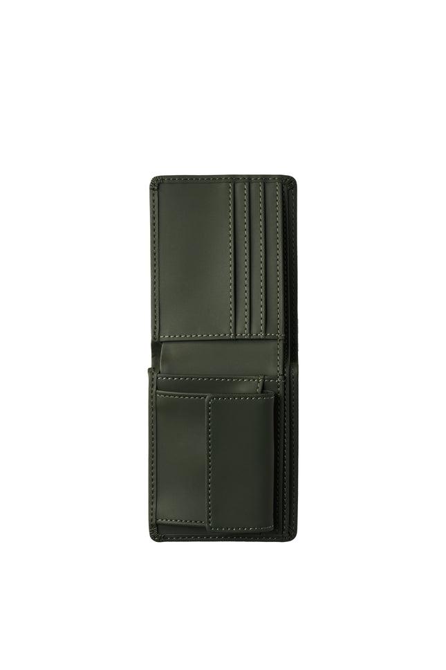 Cartera Rains Folded Wallet Verde - ECRU