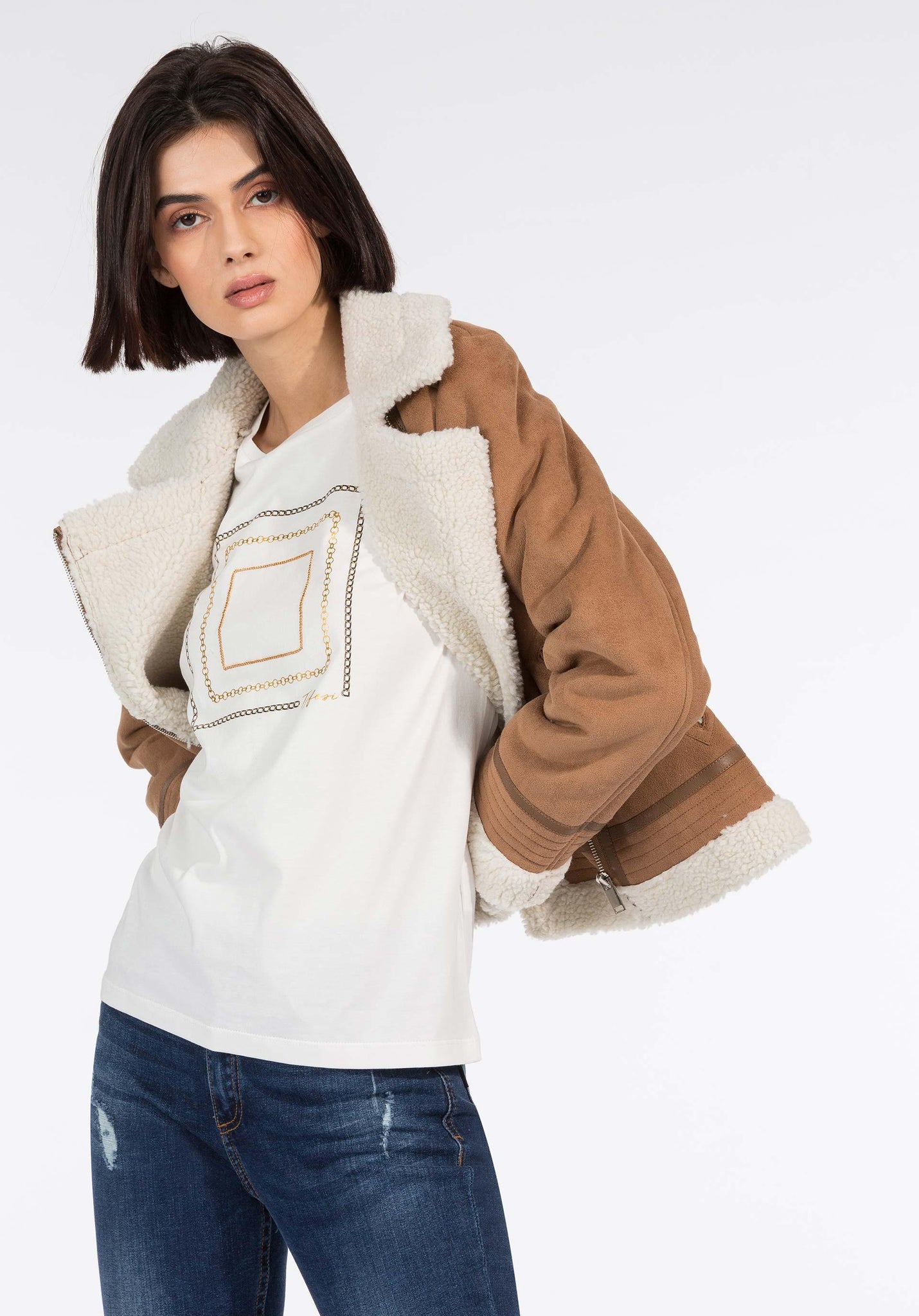 Chaqueta Almond - ECRU