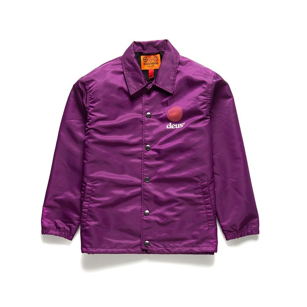 Chaqueta Dad Coach Plum Pruple - ECRU