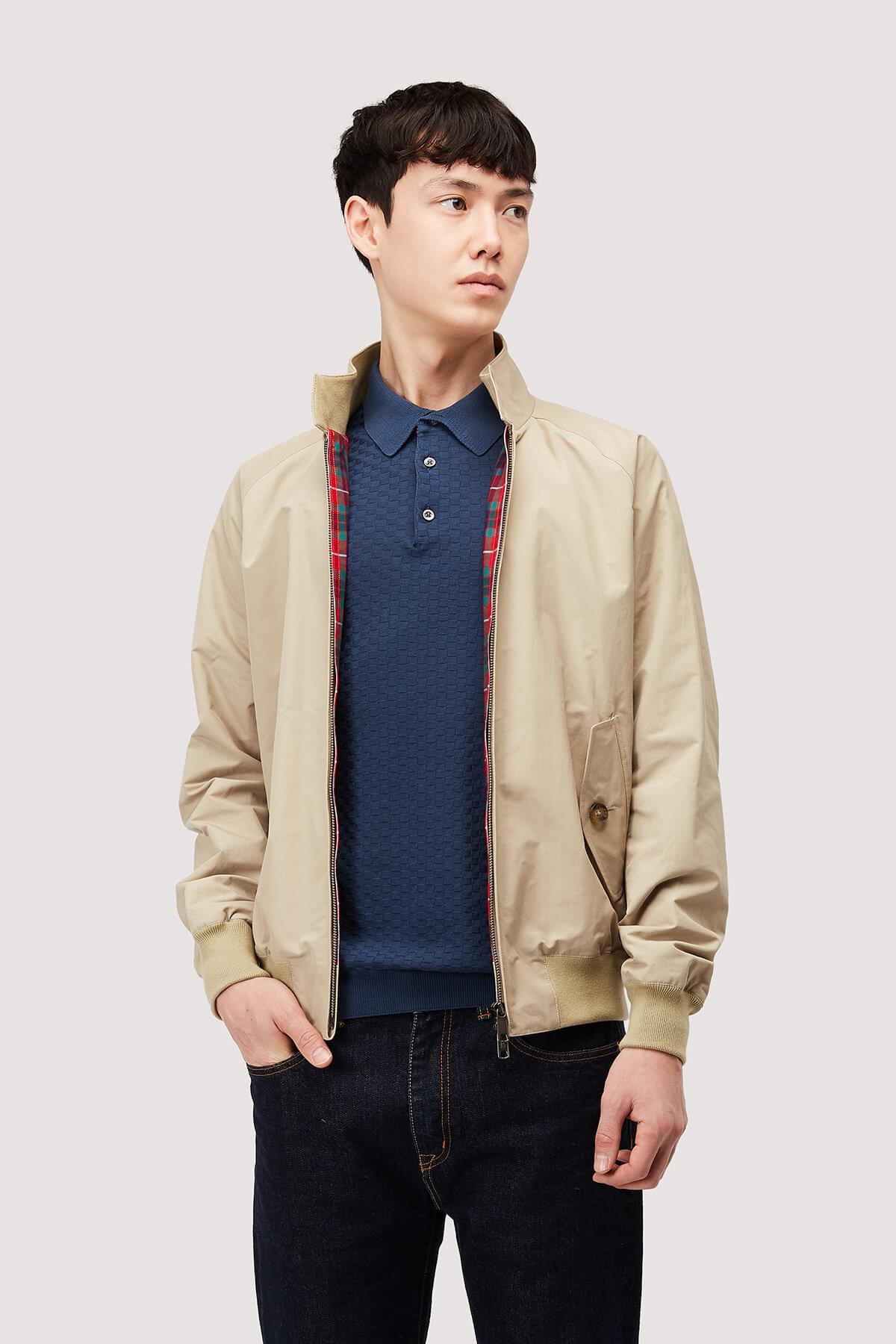 Chaqueta Harrington G9 Baracuta Cloth Natural - ECRU