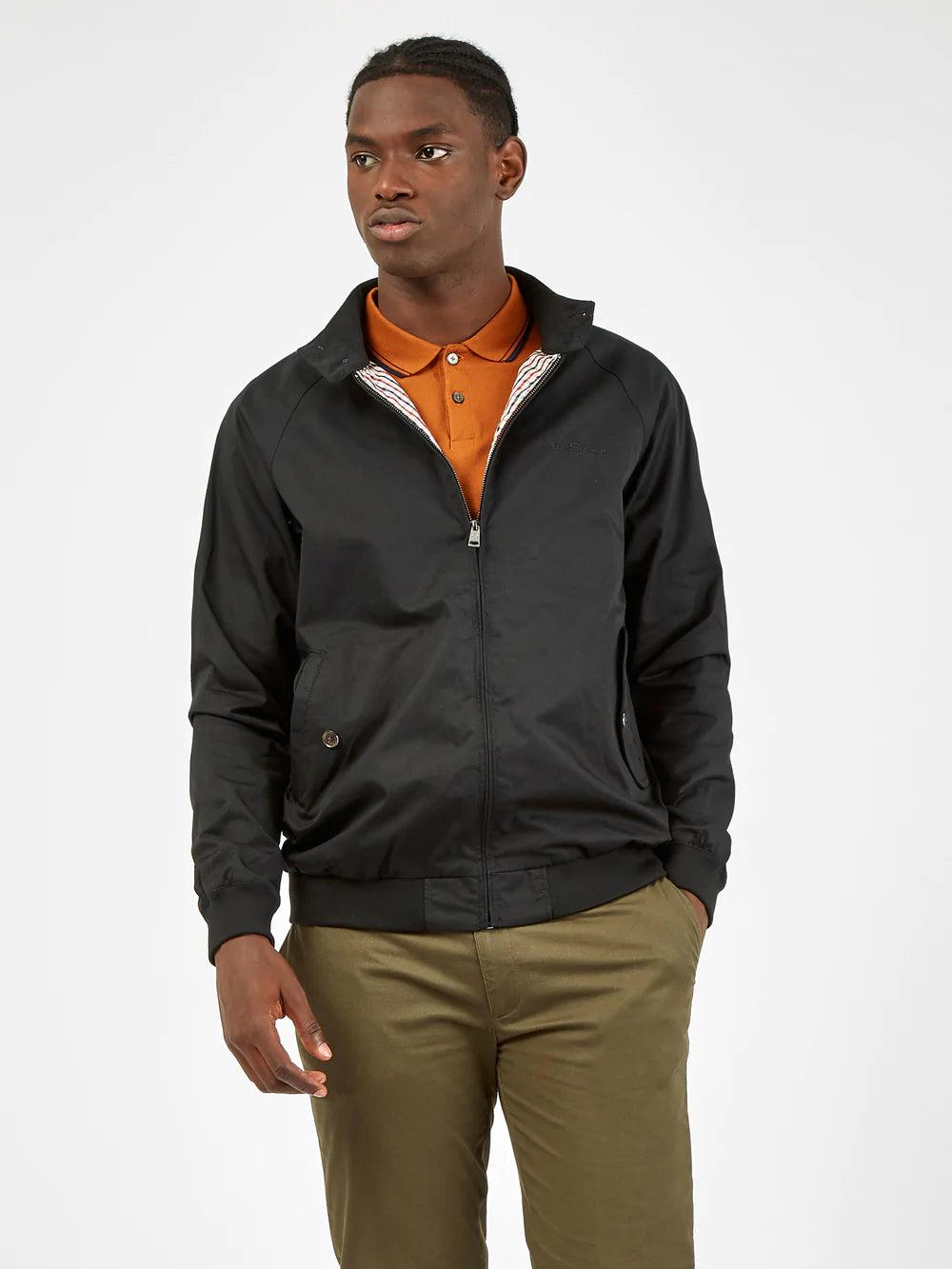 Chaqueta Harrington Signature Black - ECRU