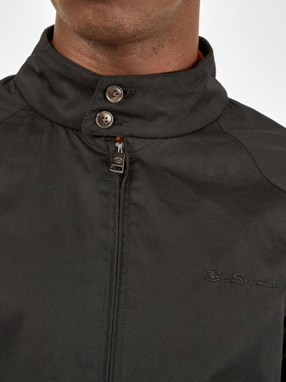 Chaqueta Harrington Signature Black - ECRU