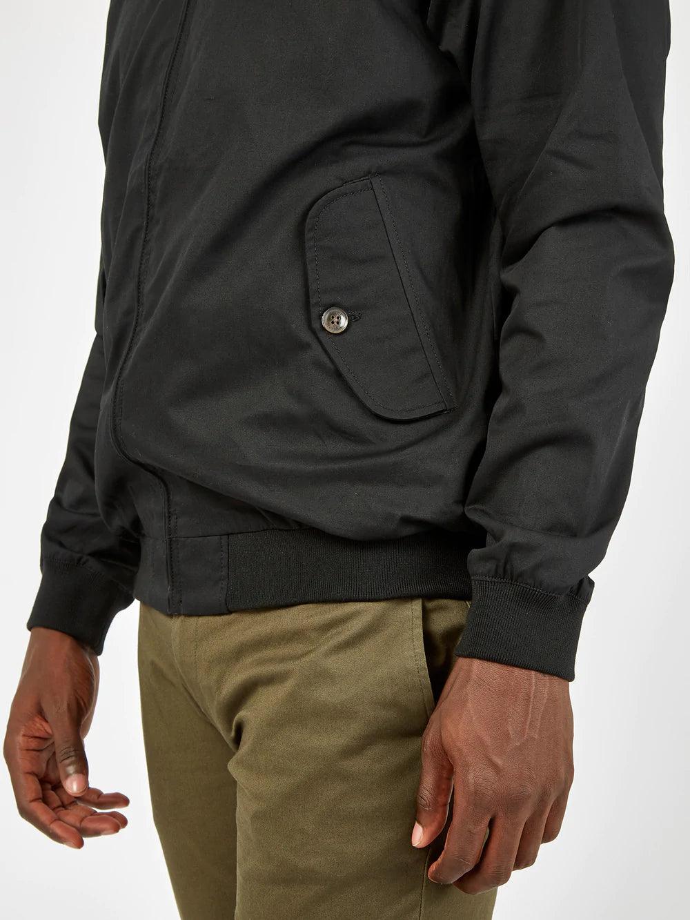 Chaqueta Harrington Signature Black - ECRU