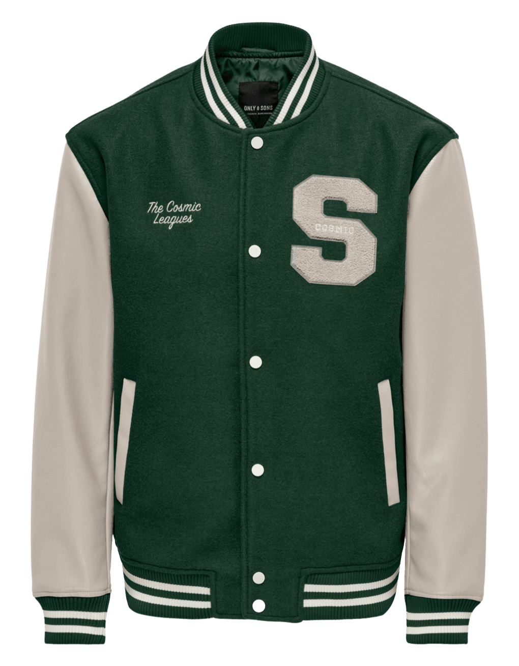 Chaqueta Jay Varsity - ECRU