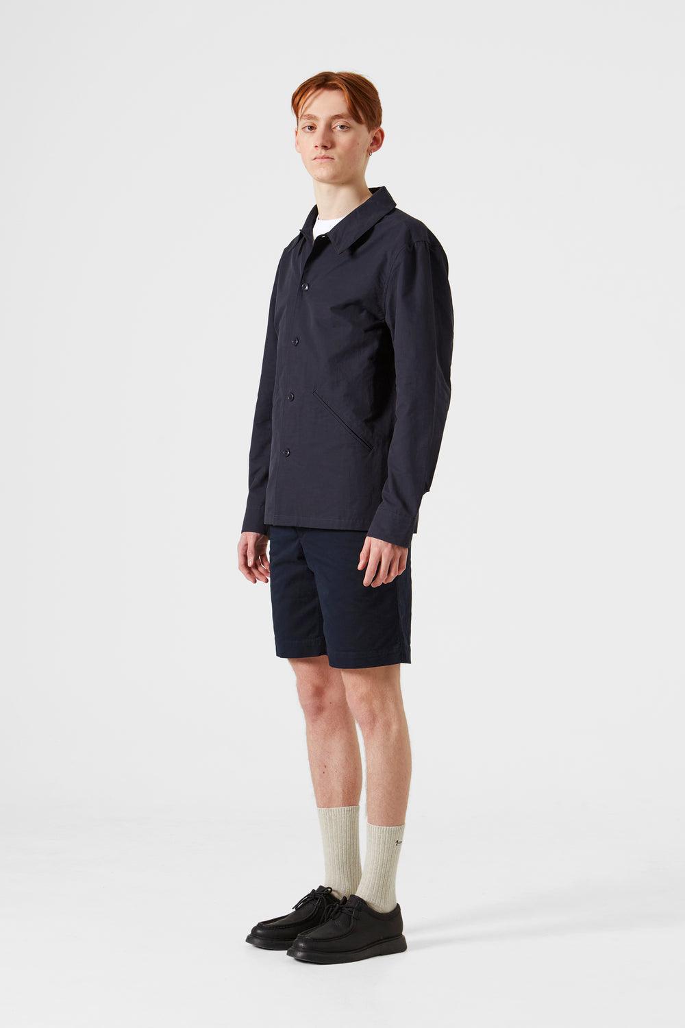 Chaqueta Pocket Plain Navy - ECRU