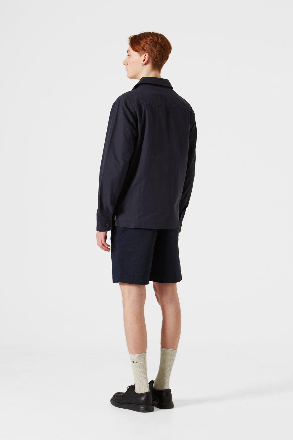 Chaqueta Pocket Plain Navy - ECRU