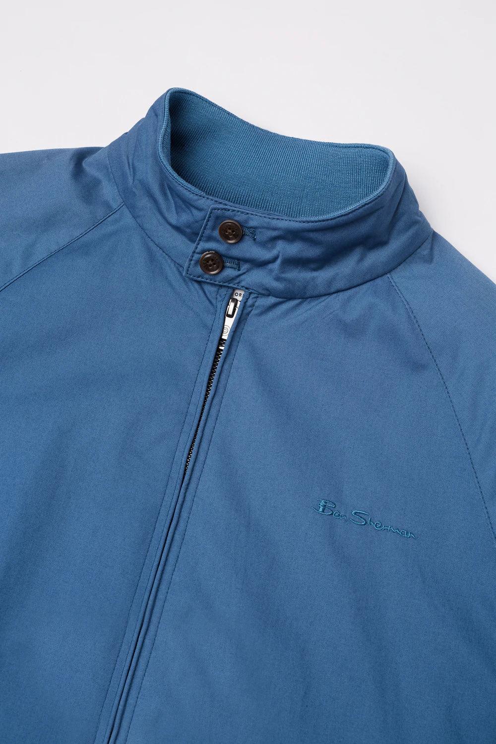 Chaqueta Signature Harrington Wedgewood Blue - ECRU