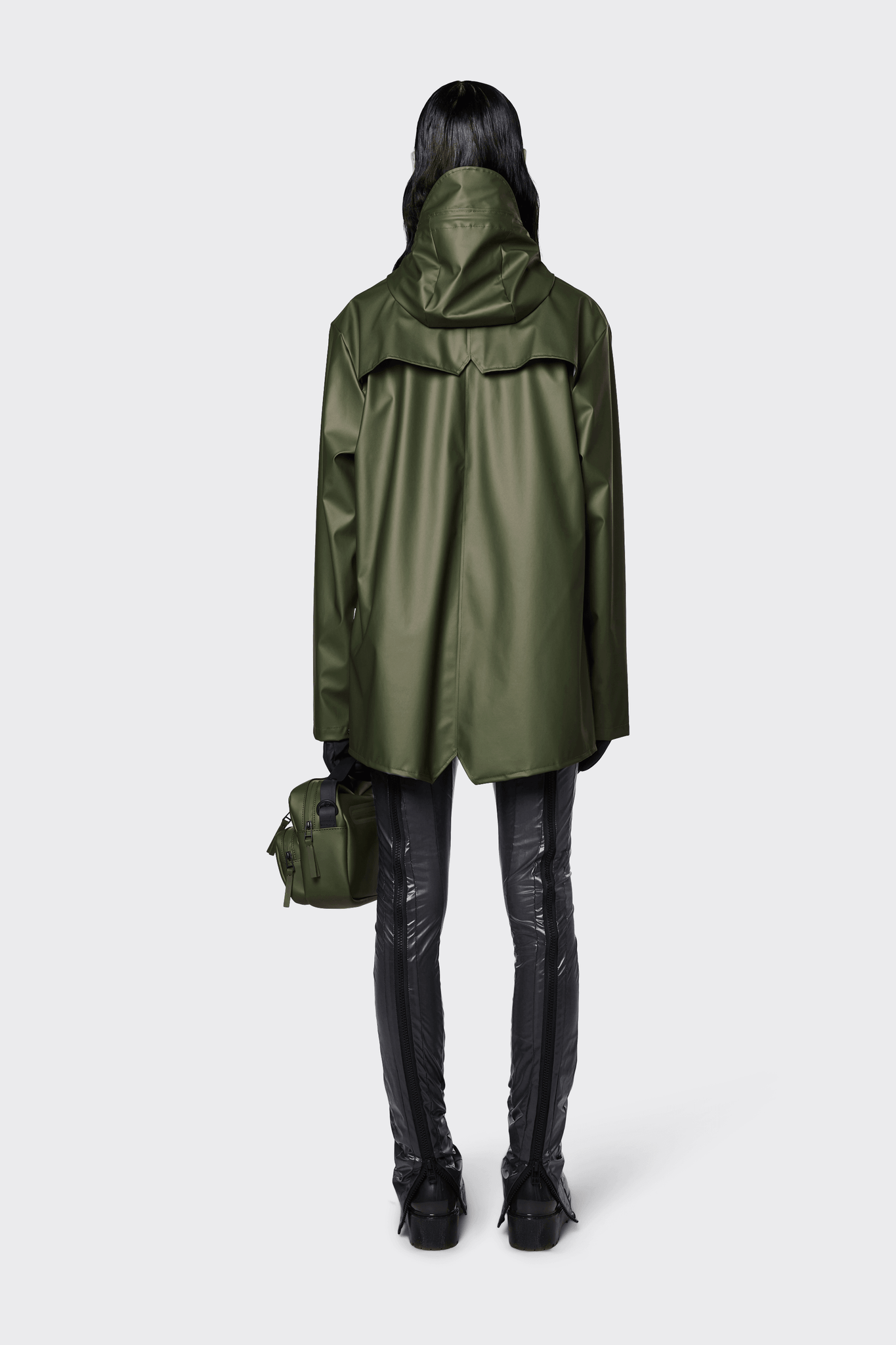 Chubasquero Rains Unisex Evergreen - ECRU