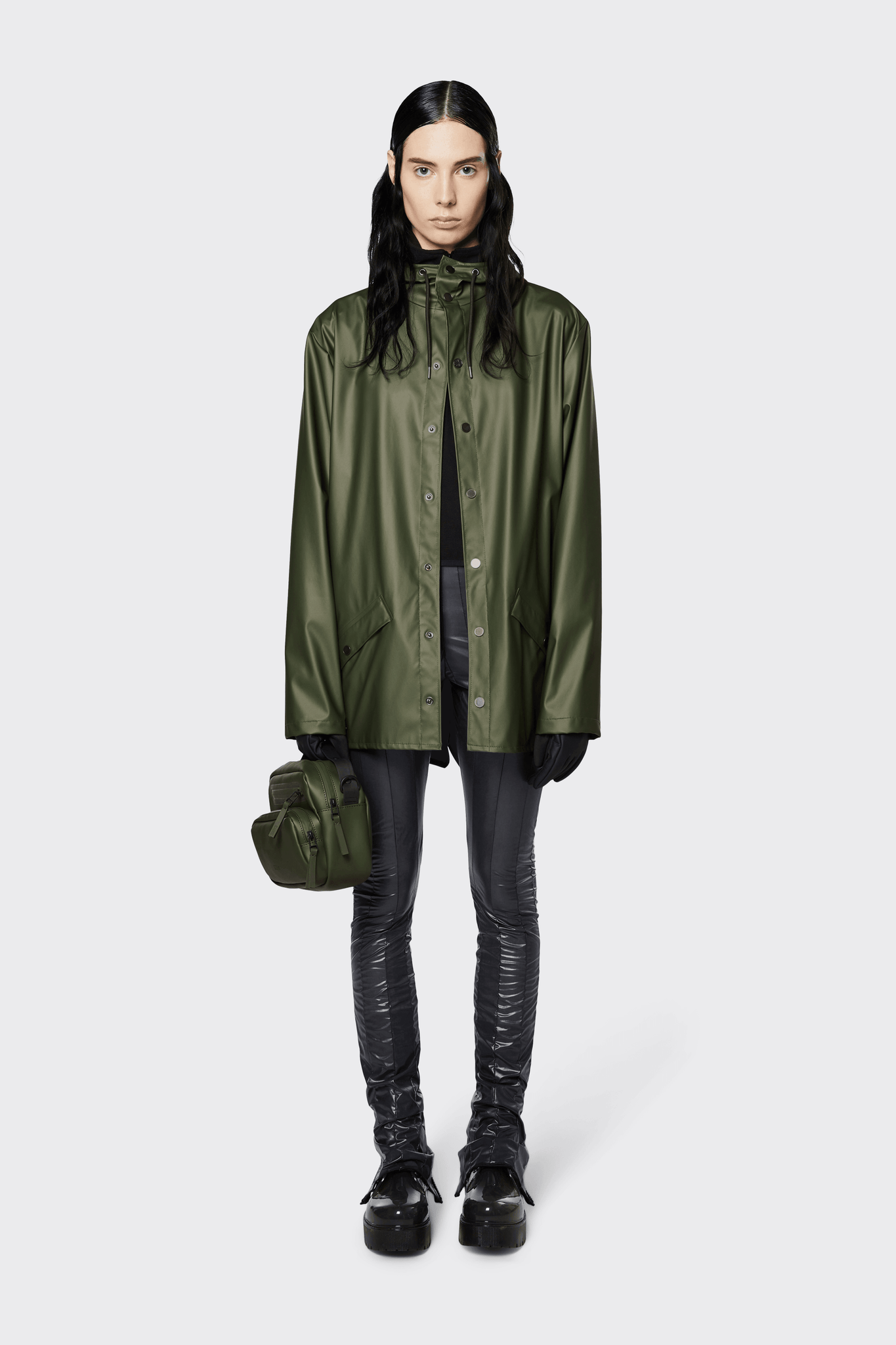 Chubasquero Rains Unisex Evergreen - ECRU