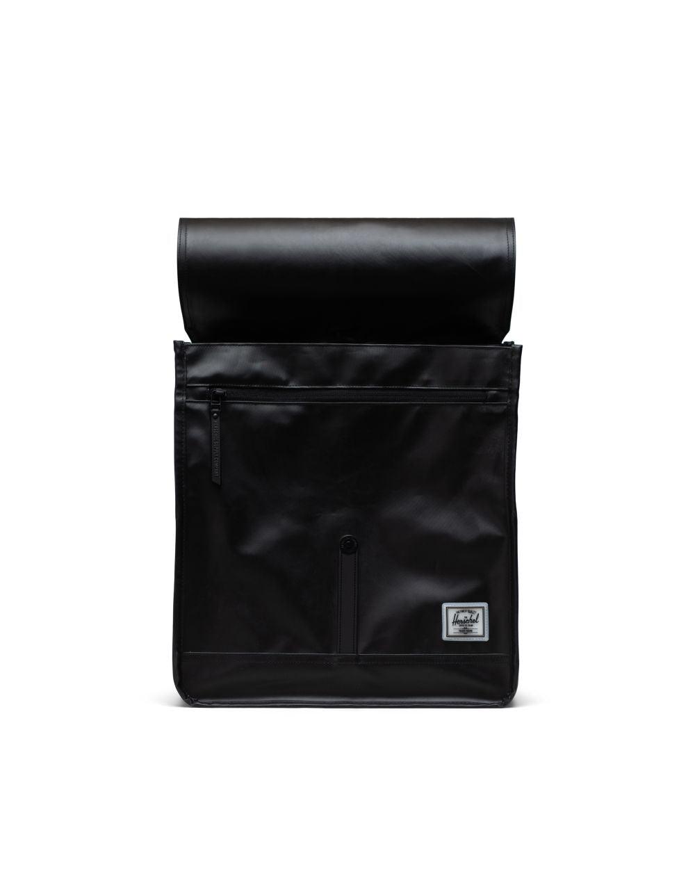 City Backpack Mid-Volume Negro - Weather Resistant - ECRU