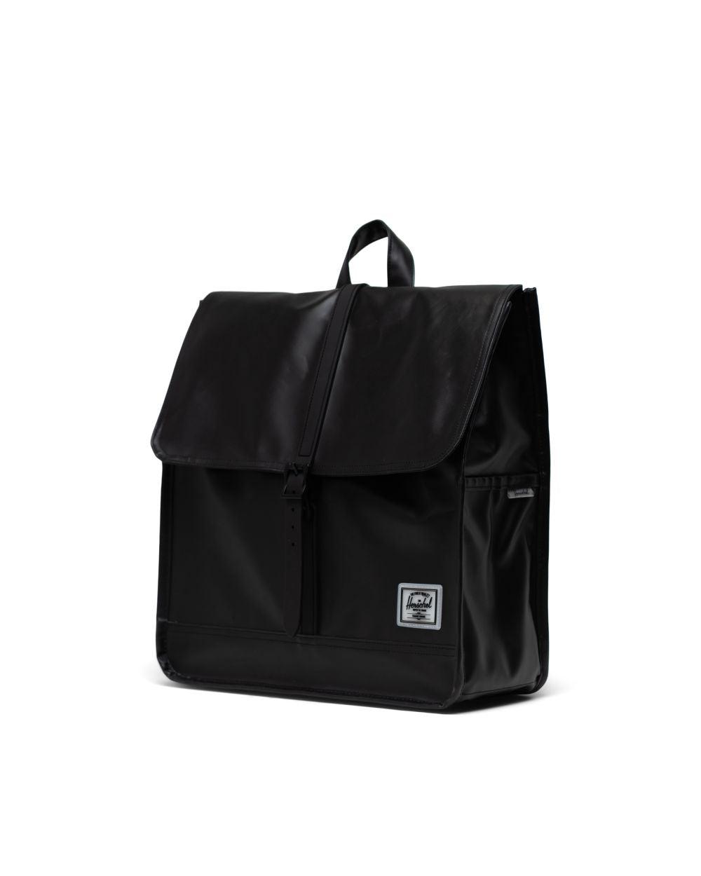 City Backpack Mid-Volume Negro - Weather Resistant - ECRU