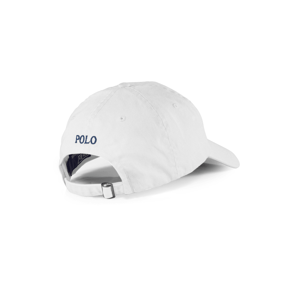 Gorra con visera de tela de chino de algodón - ECRU