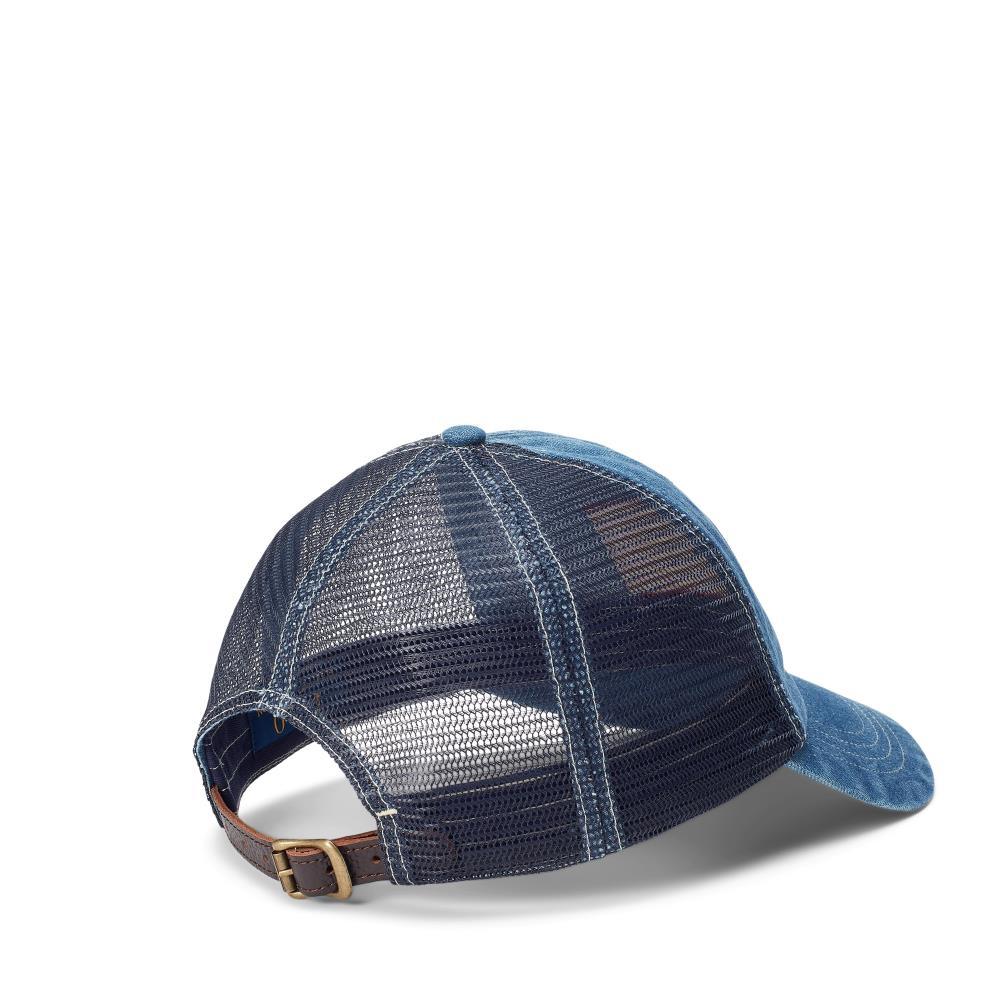 Gorra de denim con bandera - ECRU