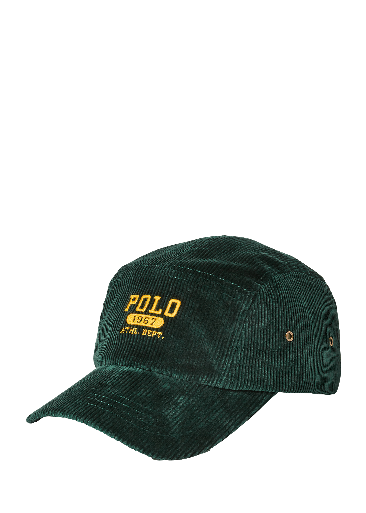 Gorra de pana elástica con logotipo - ECRU