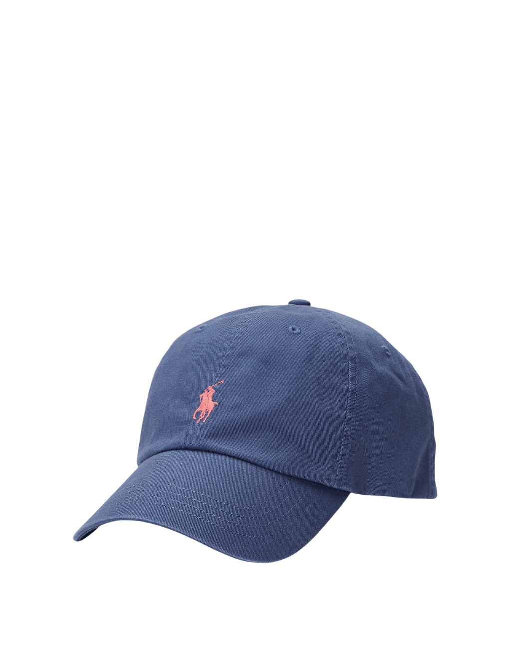 Gorra Ralph Lauren con Visera de Algodón Azul - ECRU