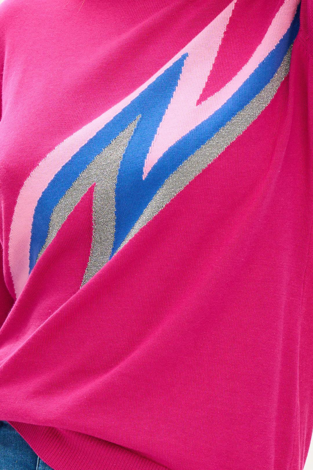 Jersey Astrid Pink Zap! Lightning - ECRU