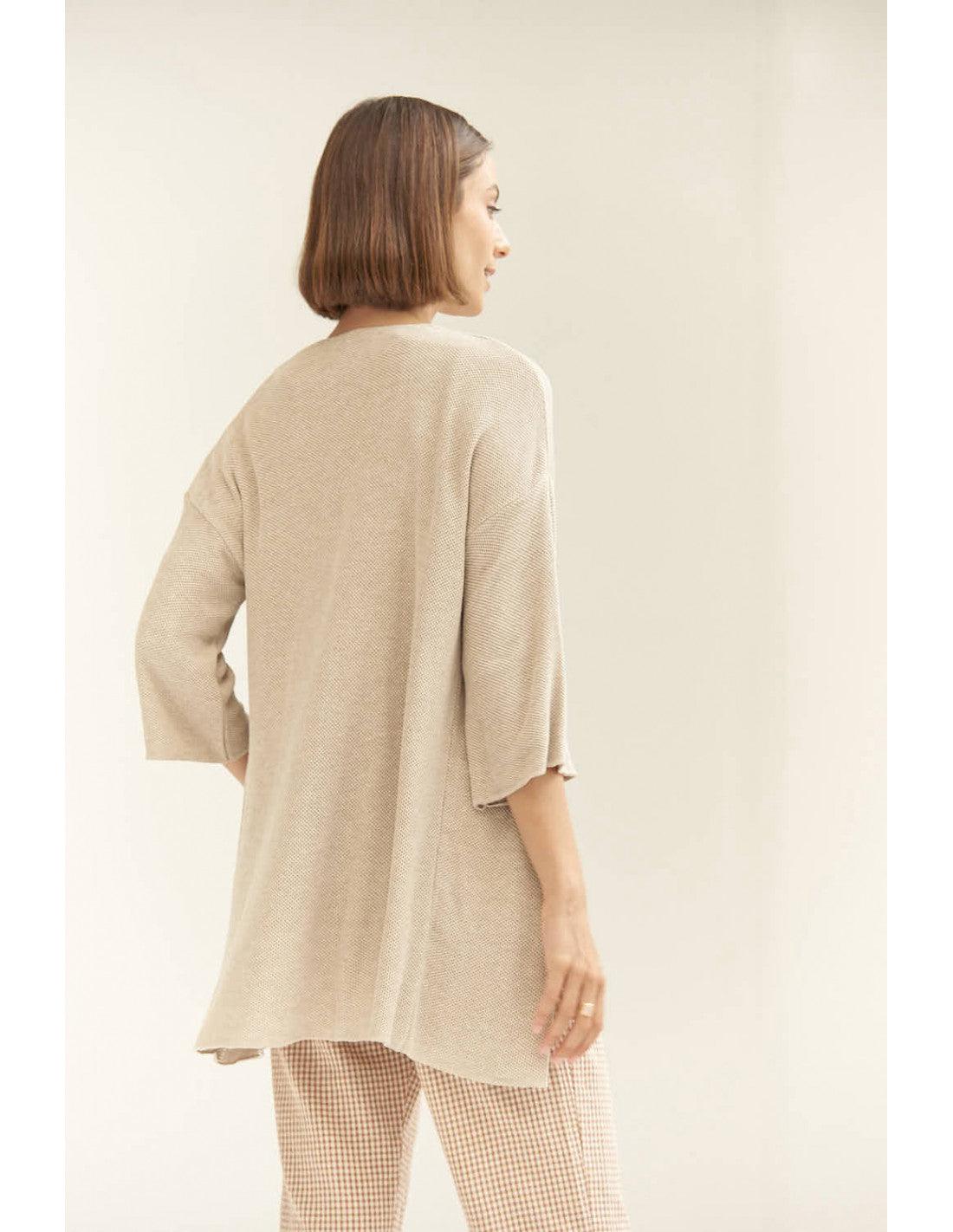 Kimono Mus&Bombon Mitra Beige - ECRU