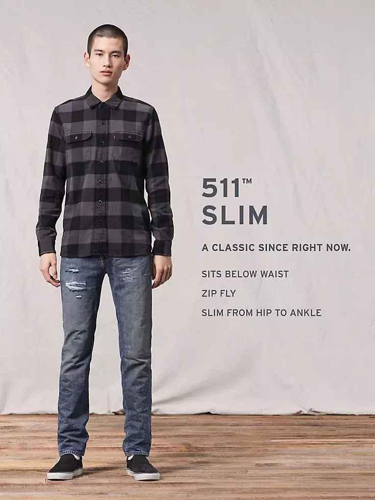 LEVI'S® MADE & CRAFTED 511™ JEANS - ECRU