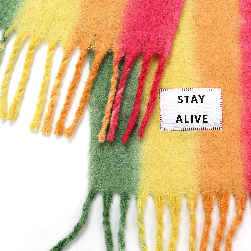 Maxi Bufanda Stay Alive - ECRU