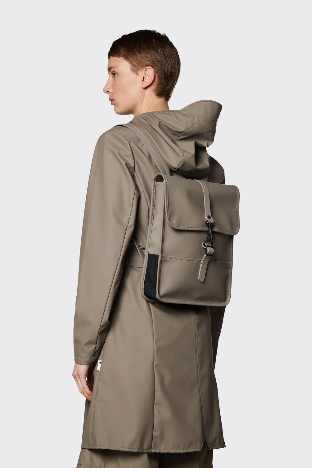 Mochila Backpack Micro Tonal Taupe - ECRU